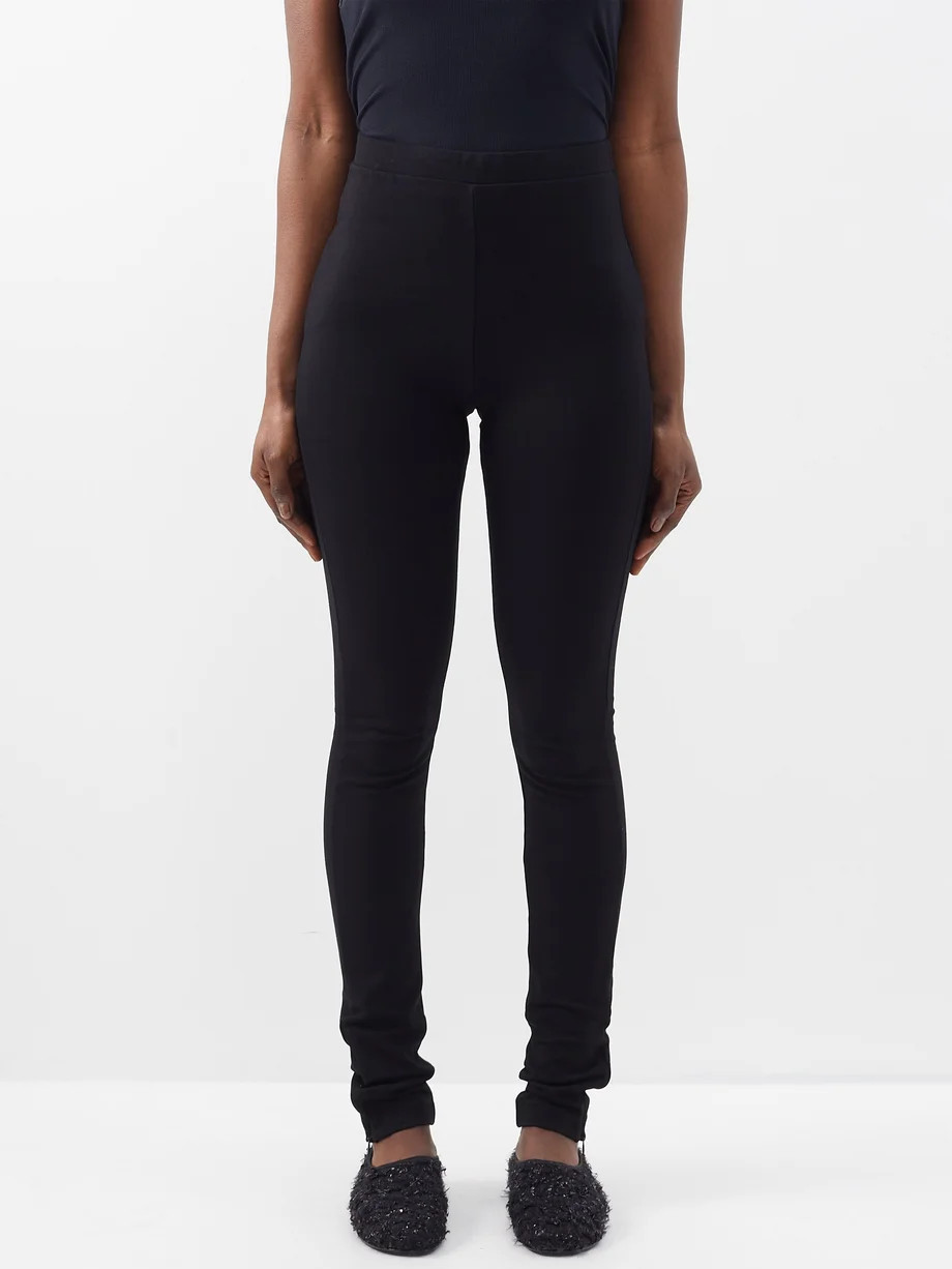Zipped-cuff jersey leggings | Matches (UK)