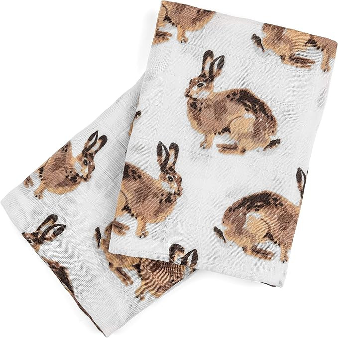 Milkbarn Organic Cotton Burp Cloths (2 pack) | Amazon (US)