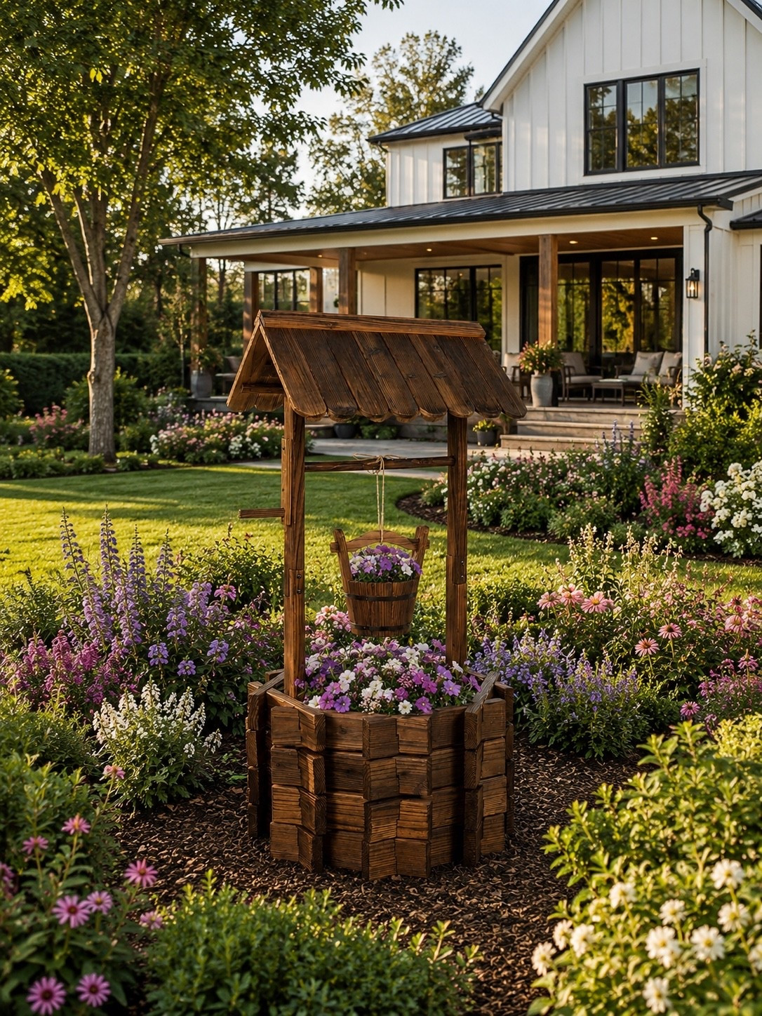 Amazon’s Choice Garden Wishing Well Planter On Sale 🌸

Follow @farmtotablecreations on Instagram for more home and garden finds.

This adorable wooden wishing well planter is such a charming addition to any flower garden or backyard space. I love how it instantly adds cottage charm while still working beautifully with modern farmhouse style homes. Plus, it’s on sale right now and over 900+ bought in the past month! Fill the base and bucket with colorful flowers for the prettiest summer garden moment.

#gardendecor #planters #outdoordecor #amazonfinds #backyardideas

garden decor | wishing well planter | outdoor planter | backyard decor | flower garden ideas | cottage garden | amazon garden finds | farmhouse garden | wooden planter | patio decor | landscaping ideas | outdoor living | garden styling | flower planter | porch and patio | summer garden | backyard inspiration | amazon home finds | cottage style decor | rustic garden decor | yard decor | outdoor accents | garden accessories | modern farmhouse style | sale finds

#LTKHome #LTKSeasonal #LTKSaleAlert