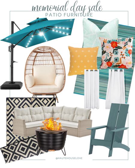 Memorial Day Deals - Patio Furniture & Accessories

Add a pop of color to neutral furniture to make a bold statement in the patio or pool area. 

Outdoor Furniture Set | Outdoor Umbrella | Adirondack Chair | Outdoor Pillows | Outdoor Rugs | Patio Umbrella | Outdoor Curtains

#LTKHome #LTKSaleAlert