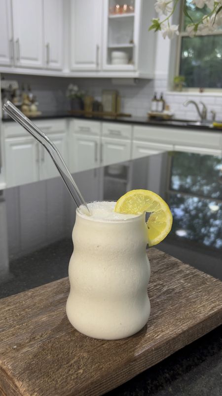 Easy two ingredients frosted lemonade #lemonade #ribbedglass #amazonfind #summerdrink #drinks #frozendrink#summer #yummy

#LTKfindsunder50 #LTKhome #LTKkids