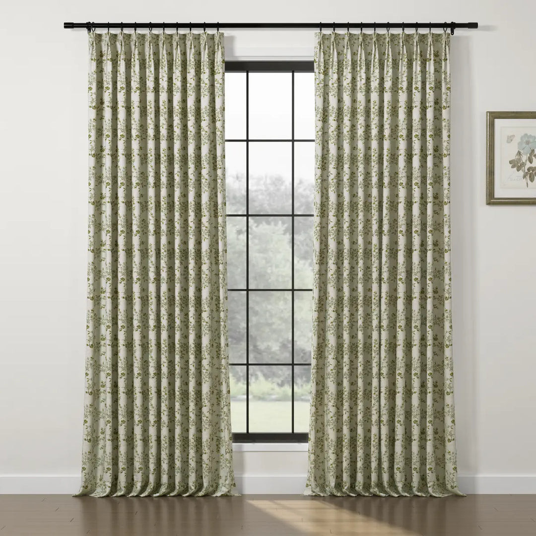 Sara Le Print Linen Drapery Pleated | TWOPAGES