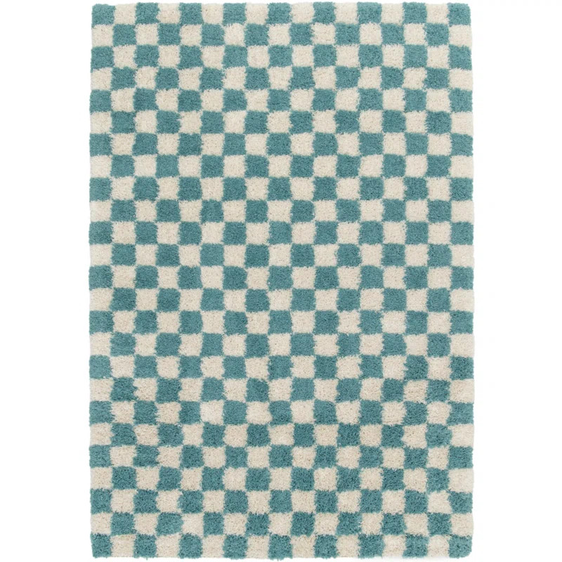 Rodrion Chequered Area Rug | Wayfair UK