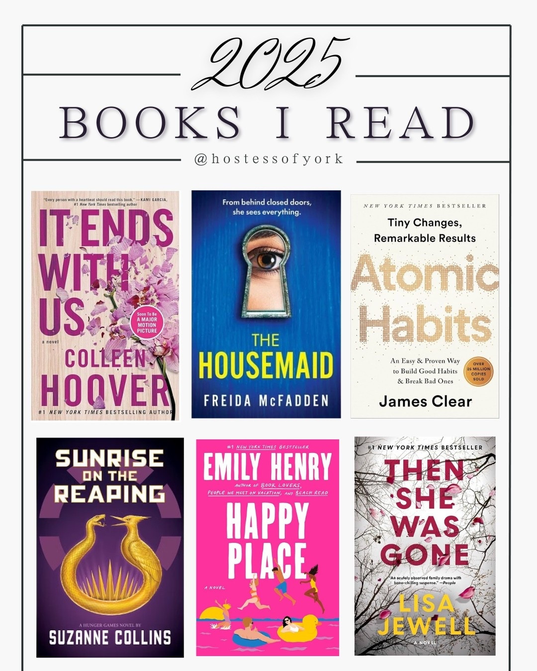 These were the books I read this year and really enjoyed! A lot of them are on sales now for Black Friday! 

#gifts #books #reading #read #giftguide #christmas #2025 #newyear #holiday #shopping #hobbies

#LTKCyberWeek #LTKstorytime #LTKGiftGuide