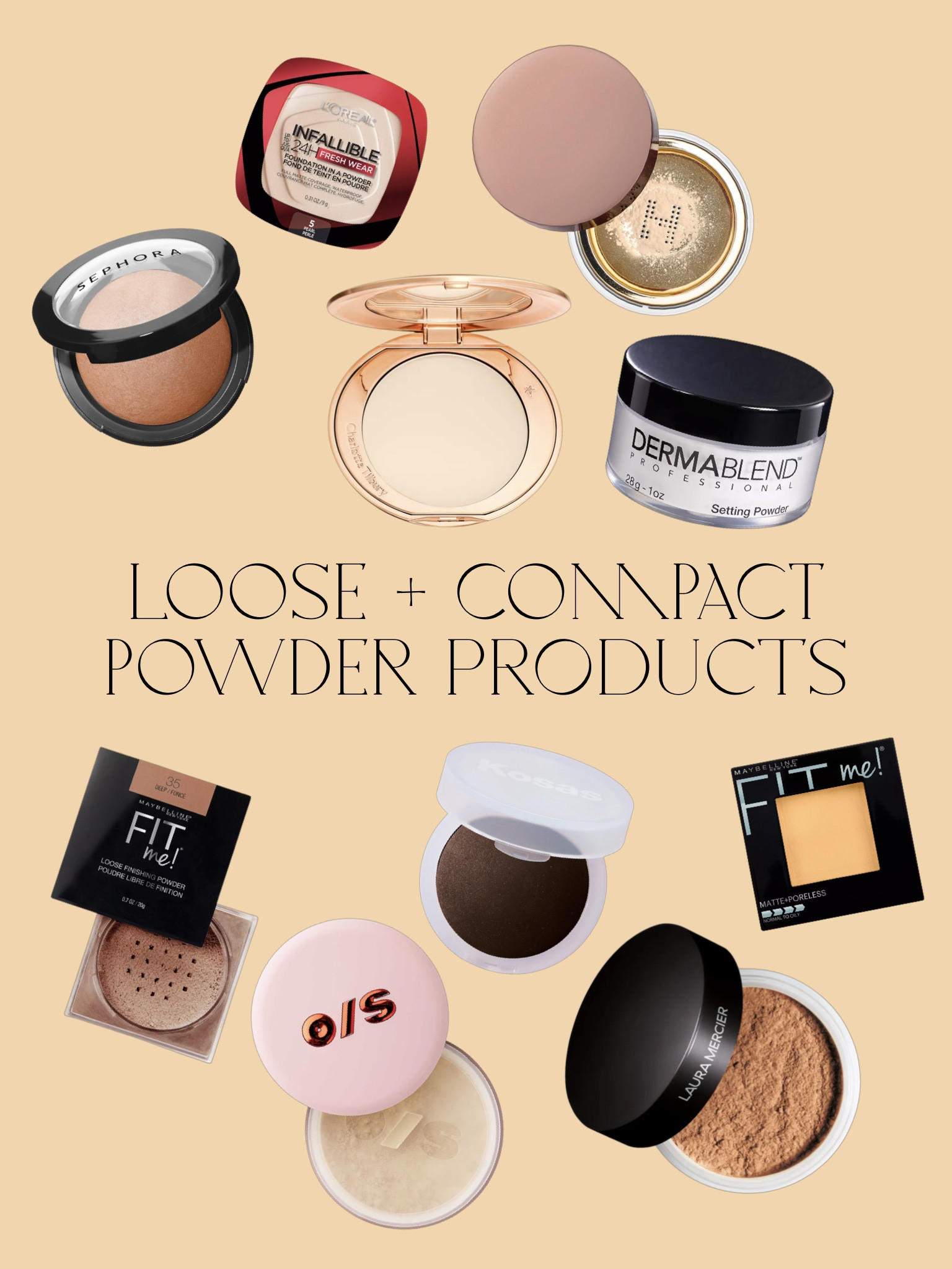 My favorite setting powders/finishers and compact powders! 

#LTKbeauty