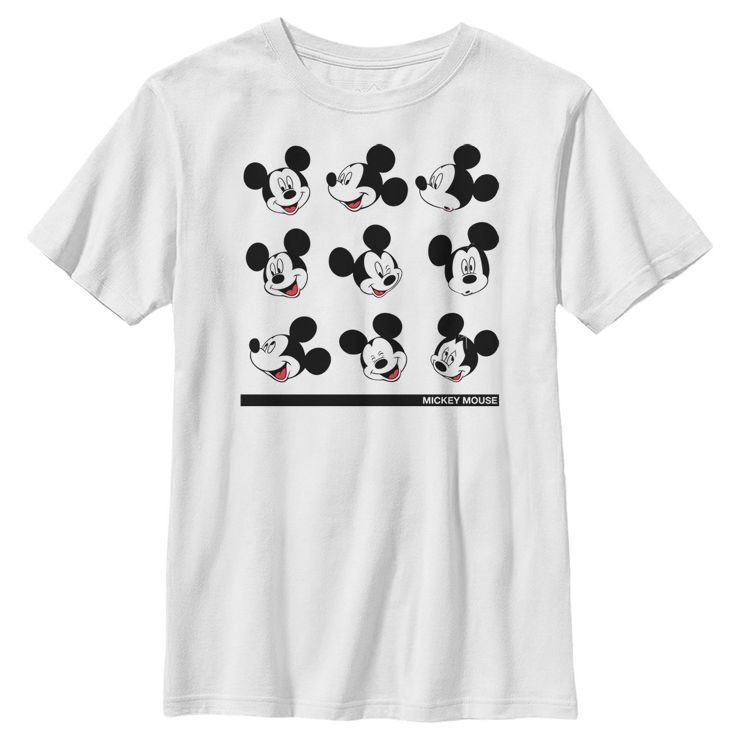 Boy's Disney Mickey Mouse Silly Faces T-Shirt | Target