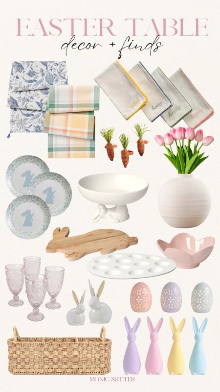 Easter table decor ideas!

Easter table inspo - Easter table runner - Easter table decor - spring table decor- spring table finds - Easter table finds - spring finds

#LTKstyletip #LTKfamily #LTKhome