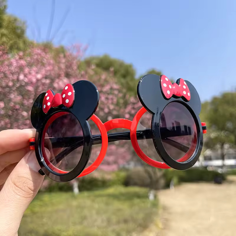 Disney Anti-UV Eyeglasses Mickey Minnie Children's Sunglasses UV400 Cute Flip-up Sunglasses Party... | AliExpress (US)