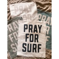 Pray For Surf Wall Hanging, Canvas Banner, Flag | Etsy (US)