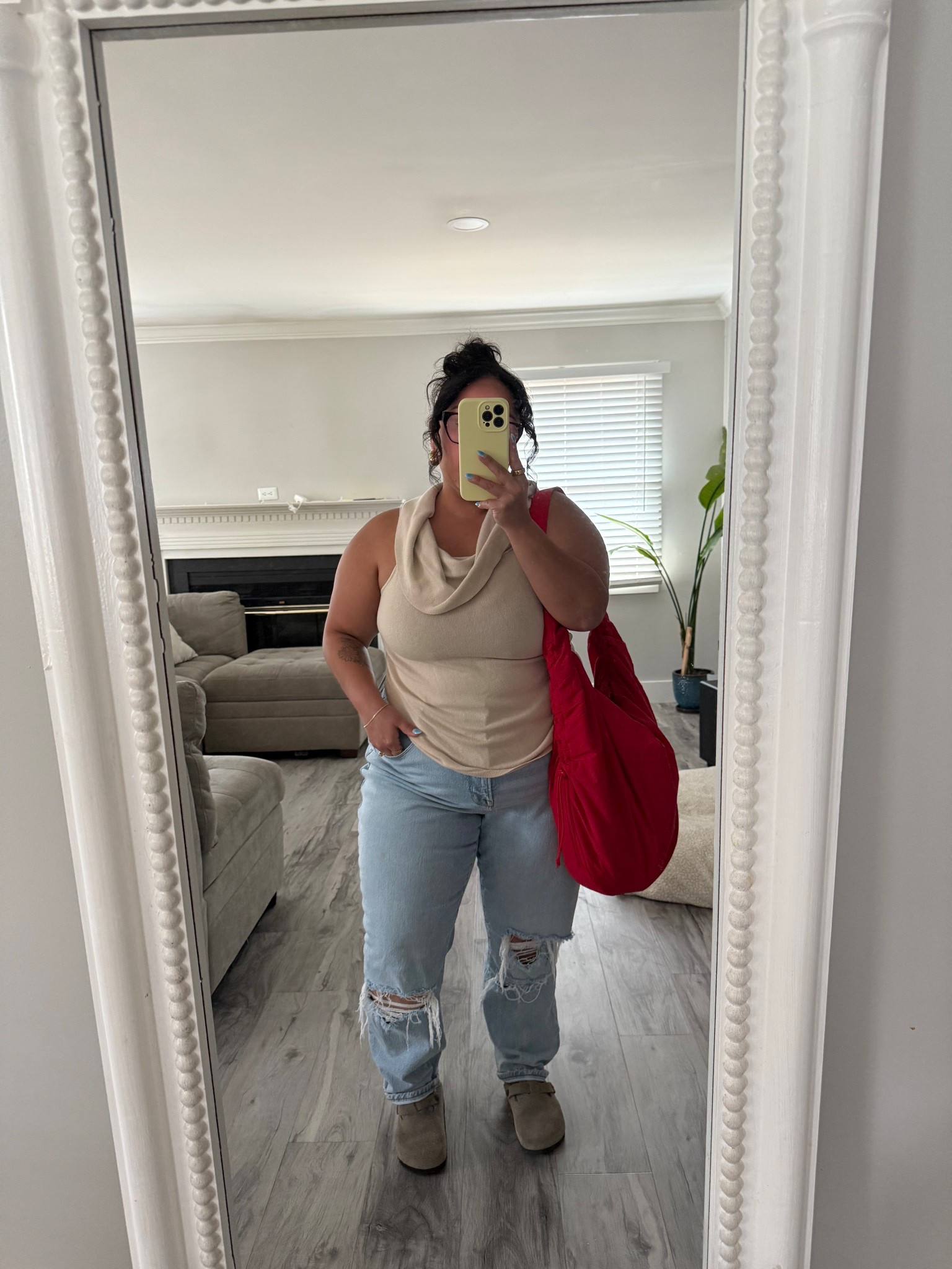 Outfit of the day perfect transitional summer to fall fit for the curvy girls 

Plus size outfit, fall outfit, traditional outfit, comfy outfit, wearable outfit 