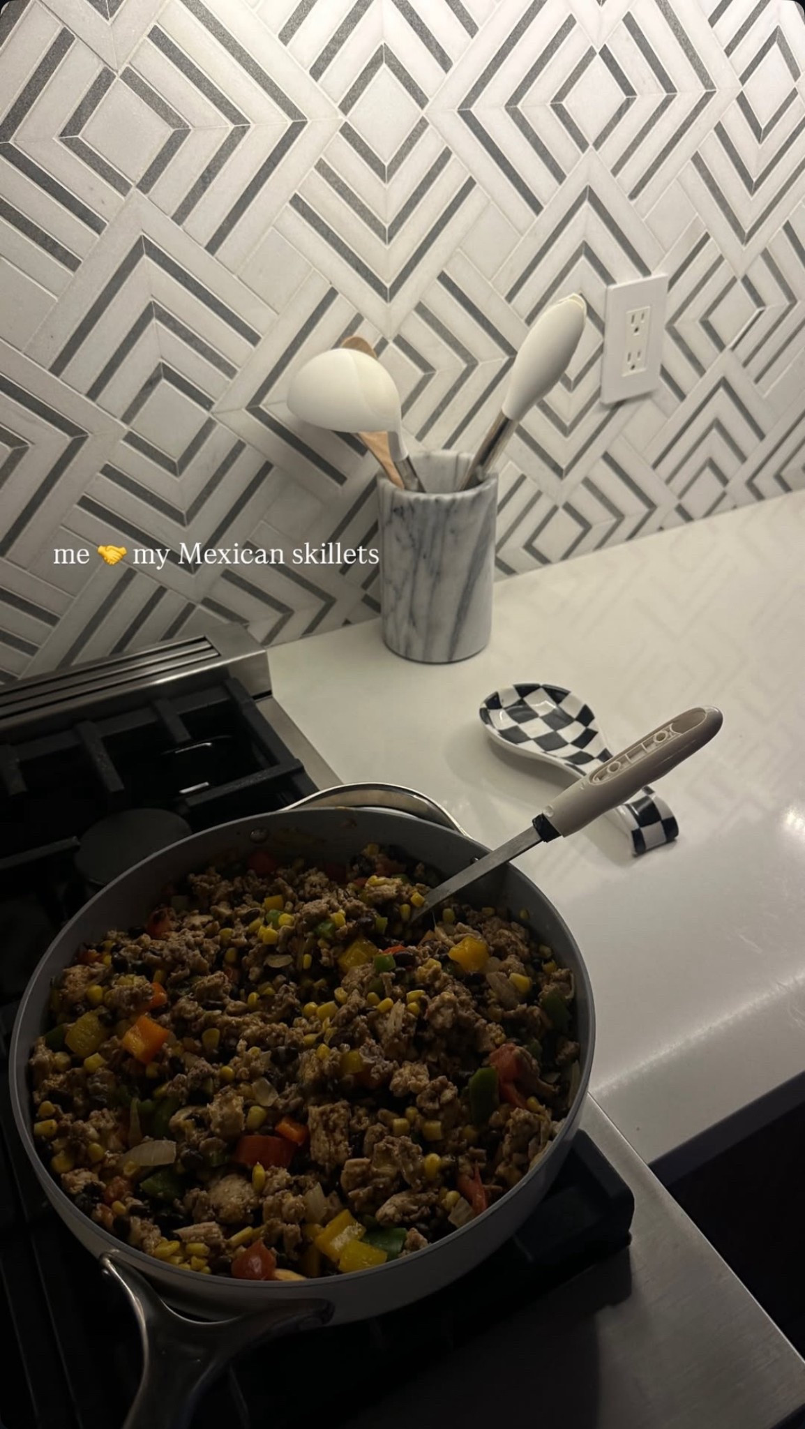 dinner in our Caraway pan last night 😋

#LTKFamily #LTKHome