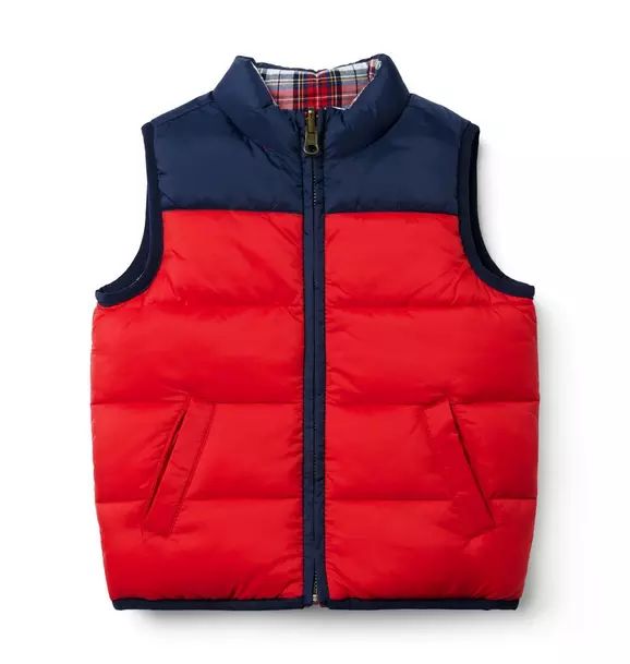 The Reversible Tartan Puffer Vest | Janie and Jack