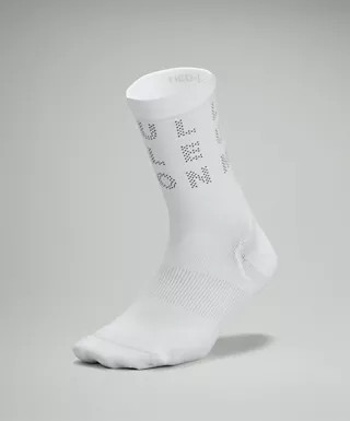 Women's Power Stride Crew Sock Reflective | Lululemon (US)