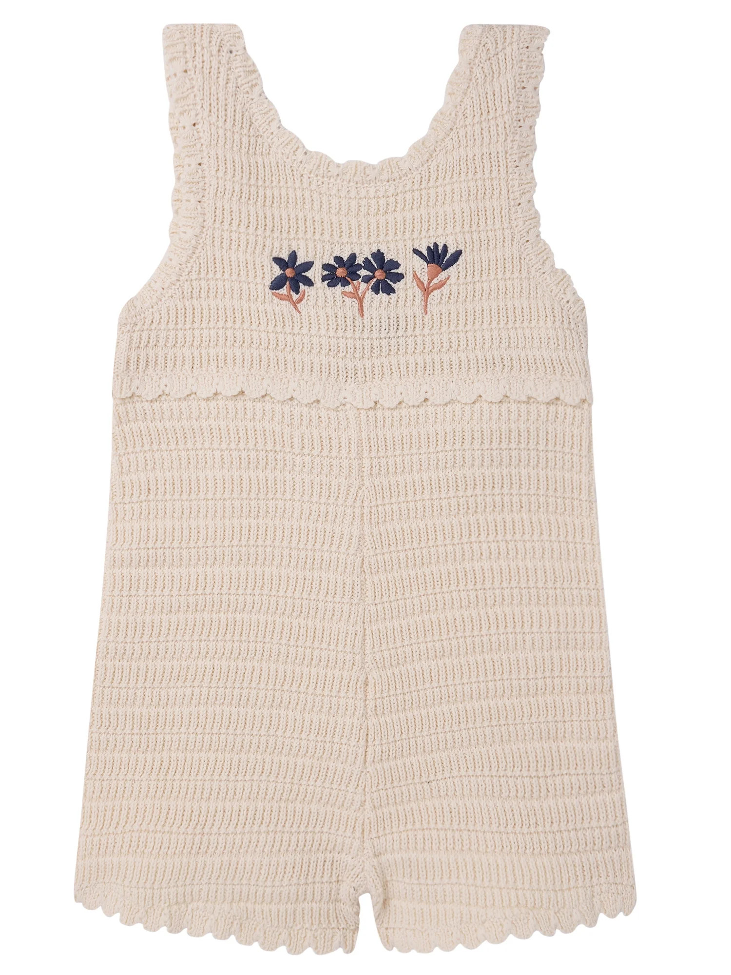 Modern Moments by Gerber Toddler Girl Sweater Knit Romper, Sizes 12 Months - 5T | Walmart (US)