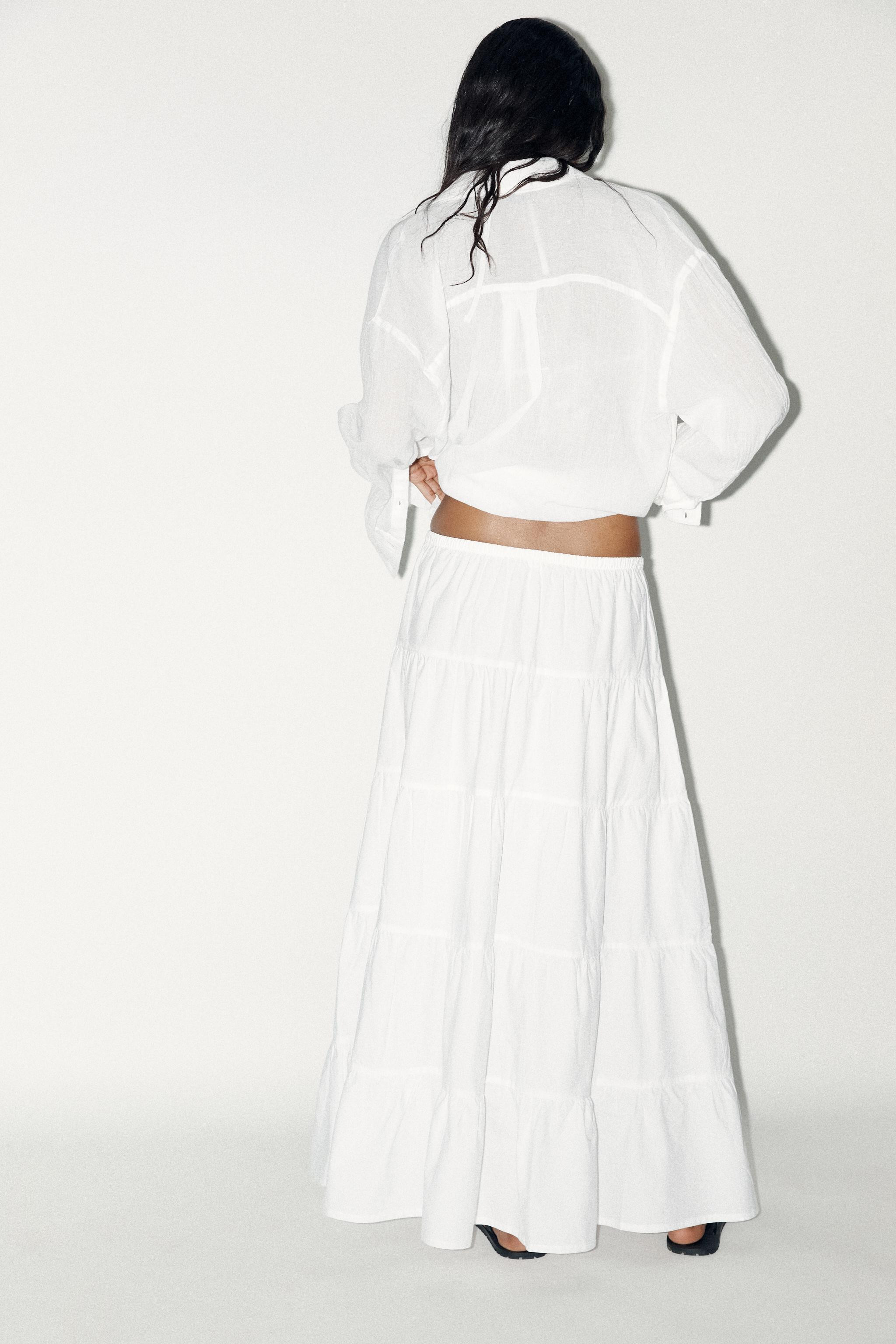 TIERED MAXI SKIRT | Zara US