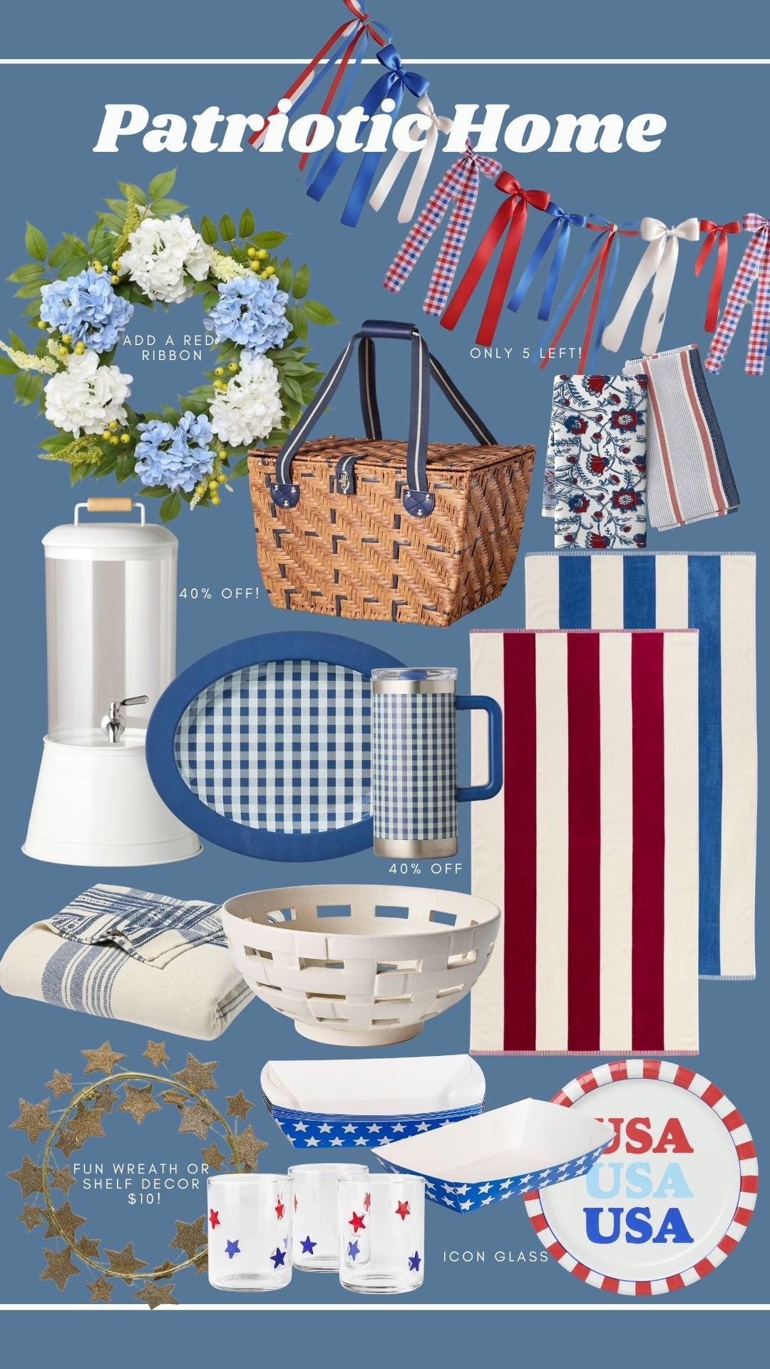 Cute and fun 4th of July finds, summer finds, beach vacation, summer entertaining, summer hosting

#LTKSeasonal #LTKHome