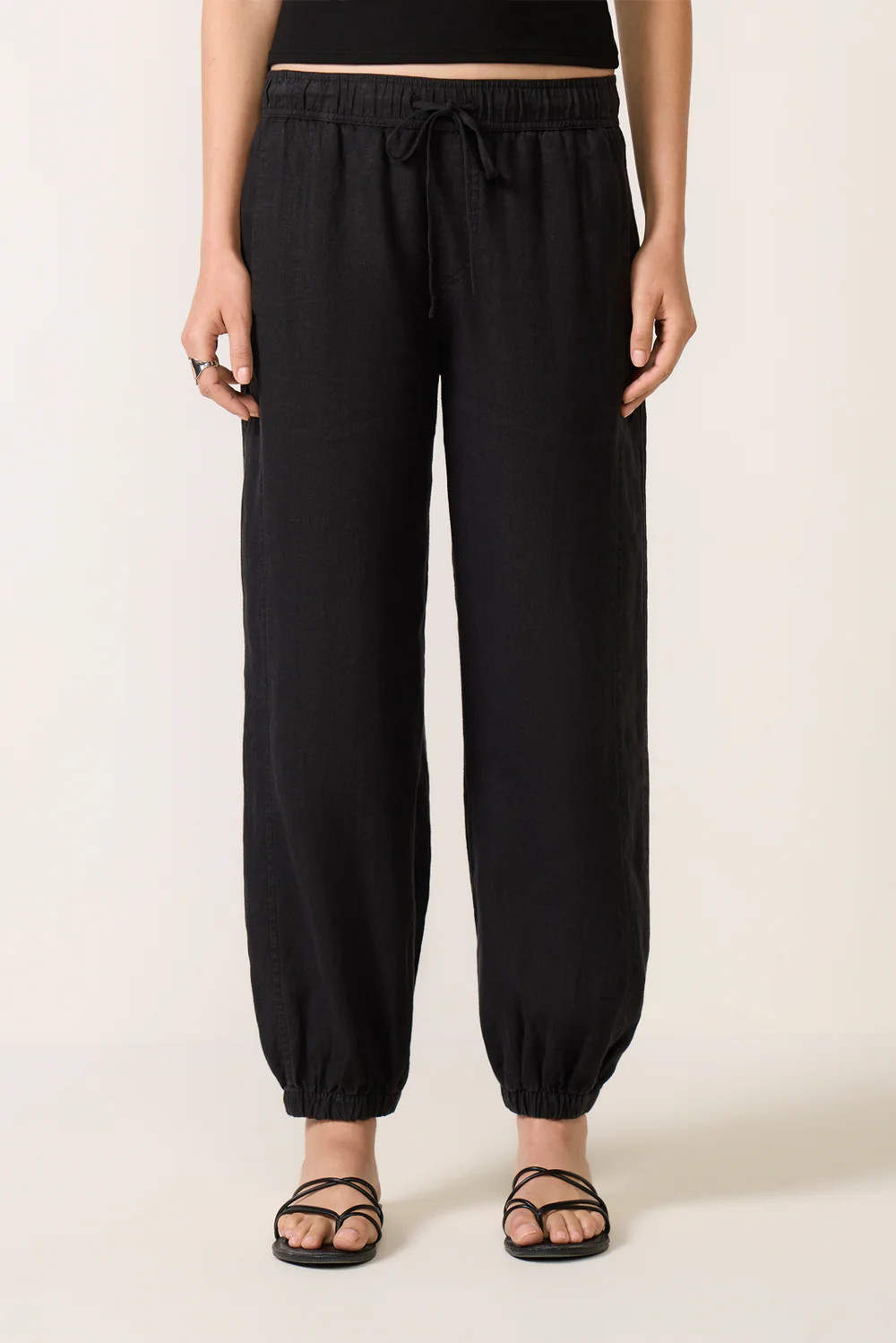 Melody Micro Linen Balloon Pant | Evereve