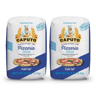 Caputo Pizzeria 00 Flour 2.2 LBS - Pack of 2 (Total 4.4 LBS) | Target