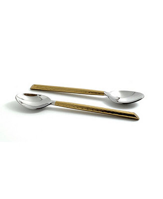 Golden Cut Hammered Dessert Teaspoons - Set of 6 | Macy's