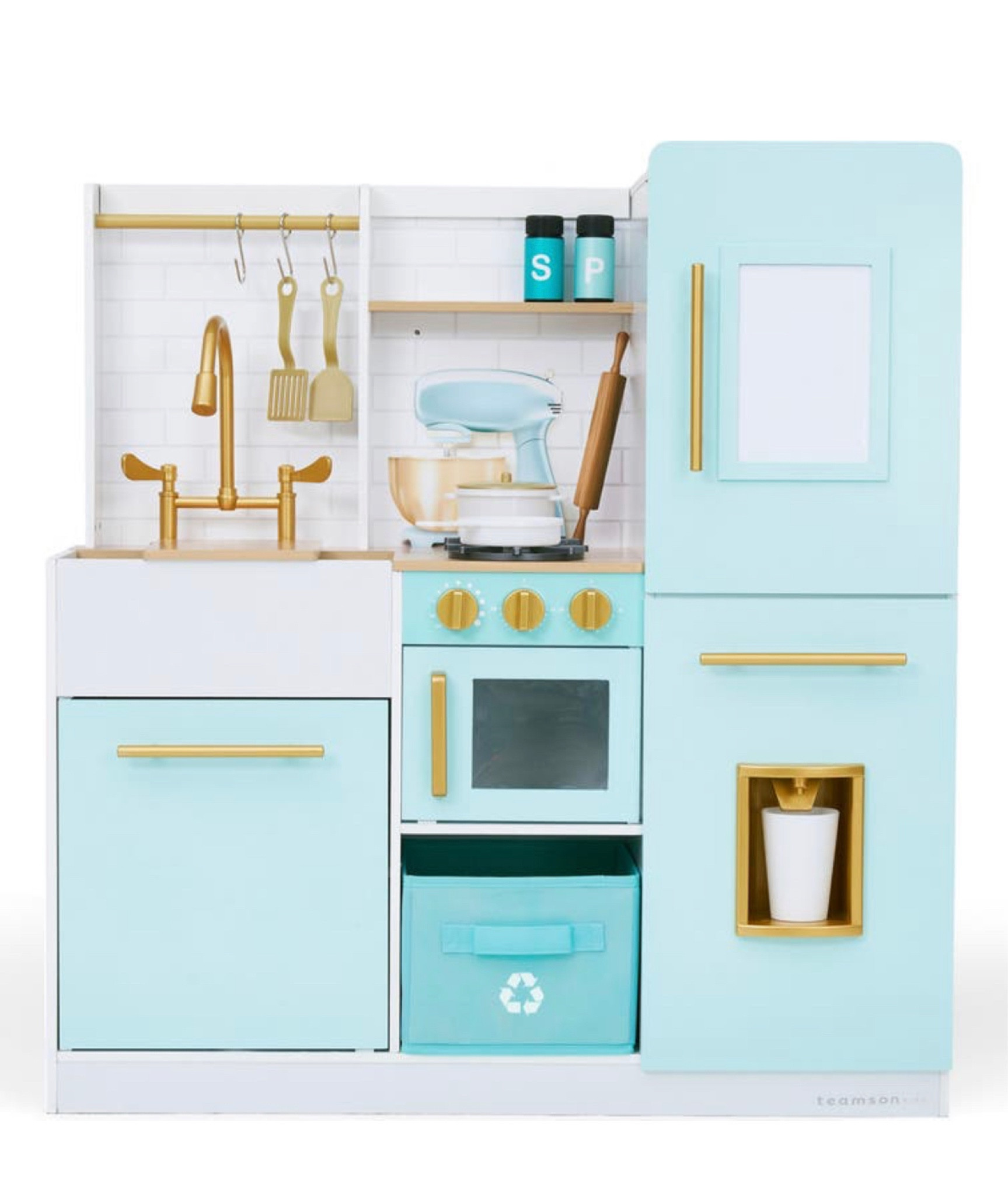 Teamson Kids biscay delight kitchen playset in light blue/teal

#LTKBacktoSchool #LTKkids #LTKxNSale