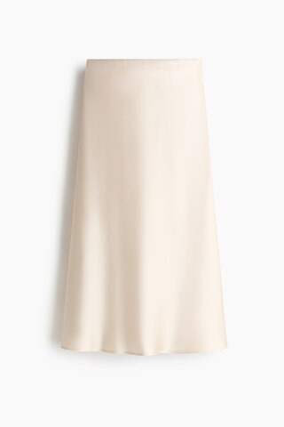 H & M - Midi Skirt - Light Beige | H&M (US + CA)