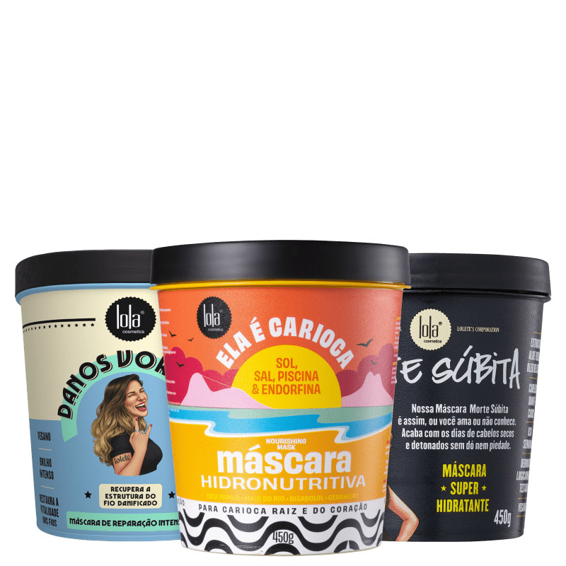 Kit Lola Cosmetics Tratamento Completo Trio (3 Produtos) | Beleza Na Web (BR)