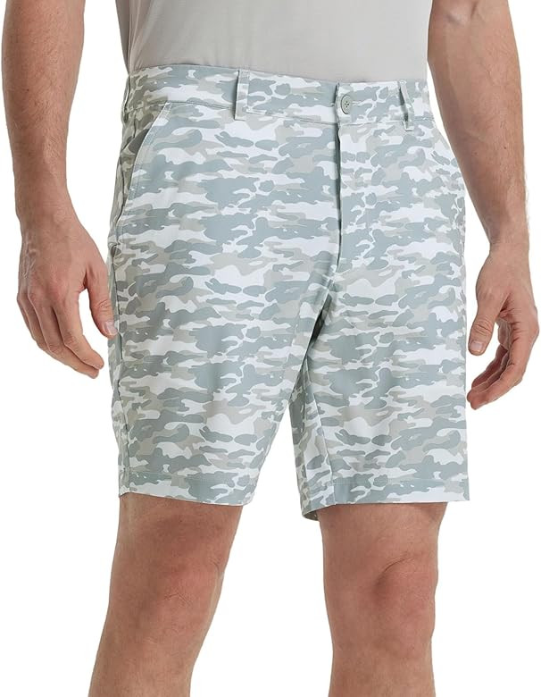 M MAELREG Golf Shorts Men Print Quick Dry 9" Stretch Lightweight Water-Resistant Flex Flat Front ... | Amazon (US)