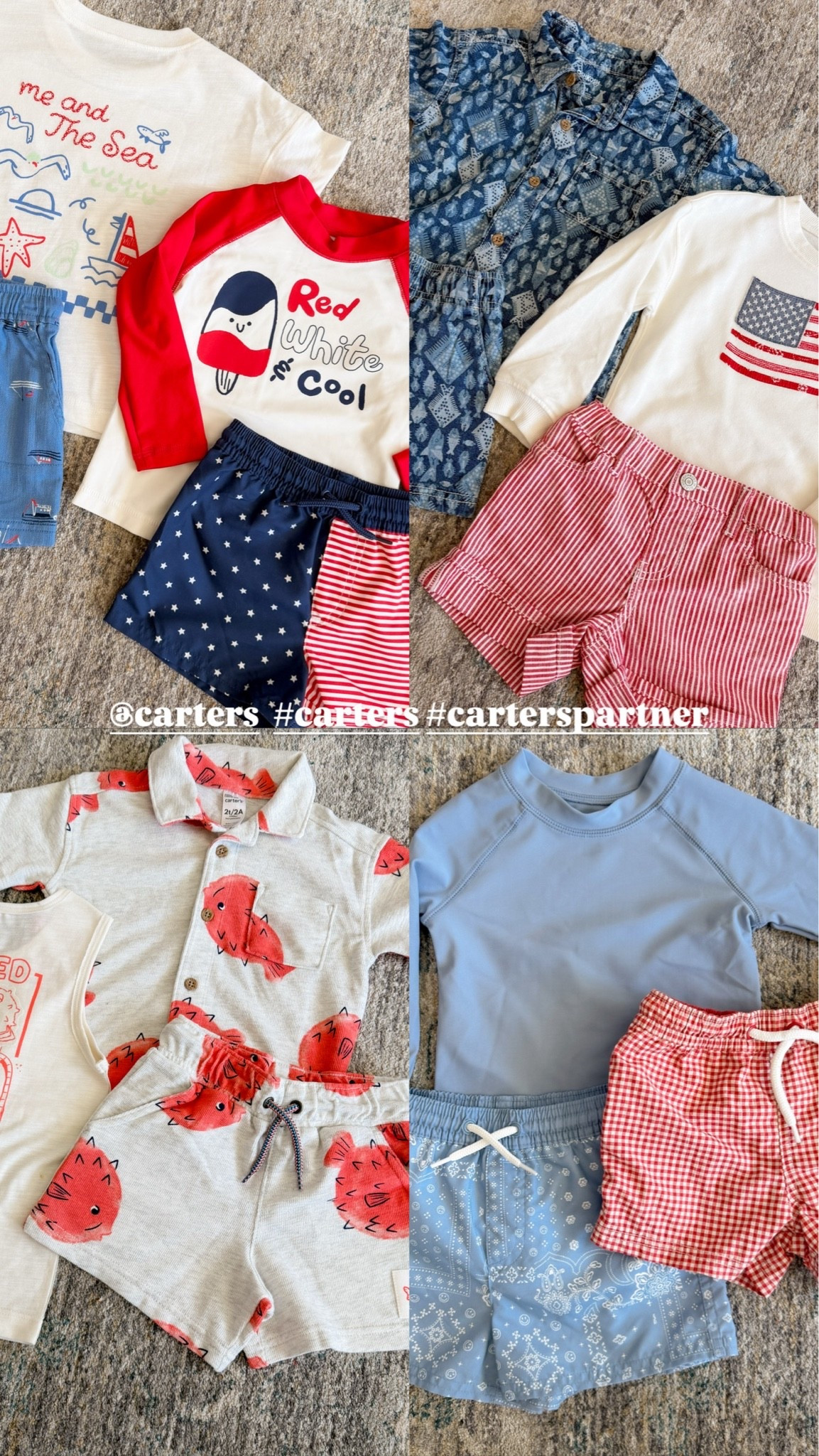 @Carters summer looks! @oshkoshkids #carters #carterspartners

#LTKmomlife #LTKBaby #LTKSaleAlert