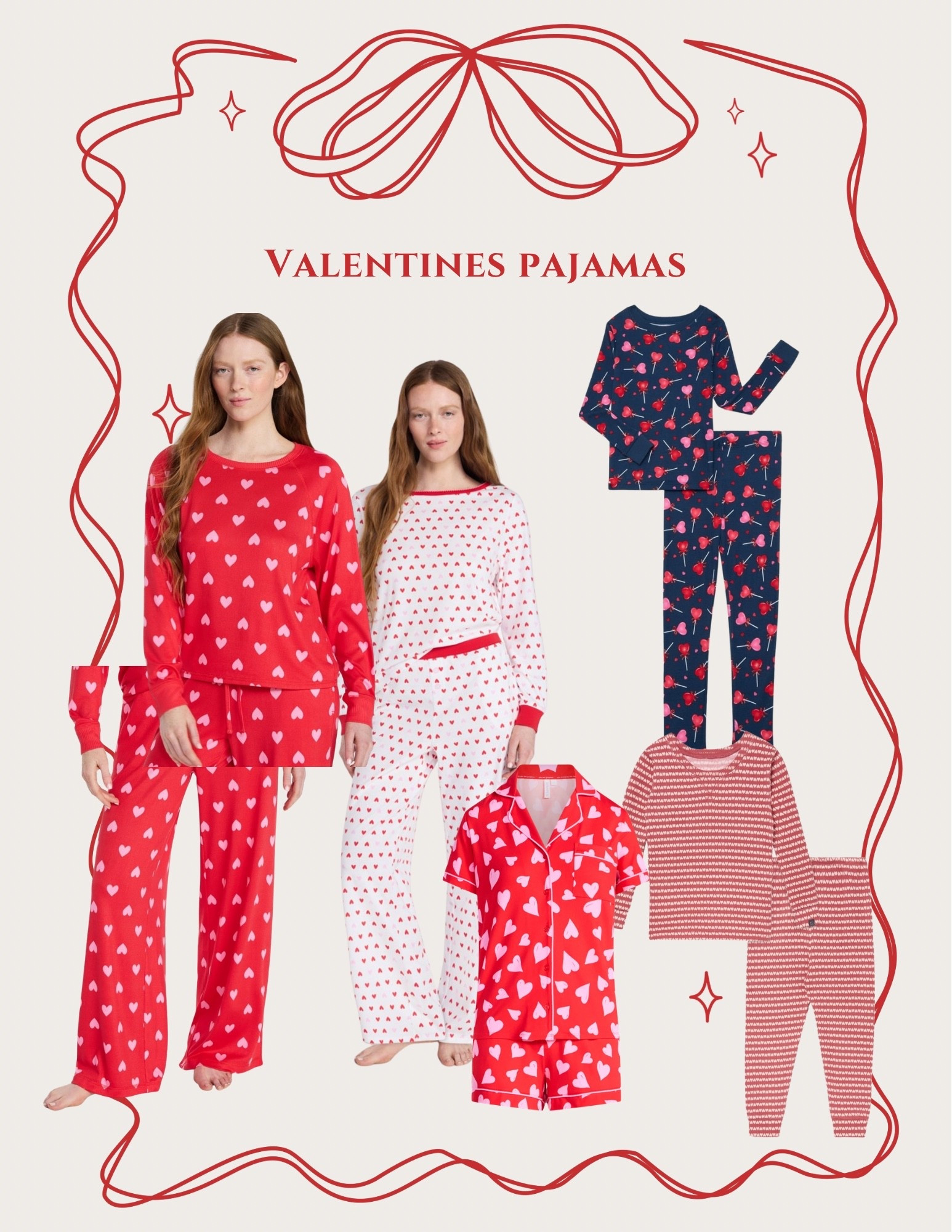 Valentines pajamas from Walmart for mom and baby or kid! 

#LTKKids #LTKBaby #LTKmomlife