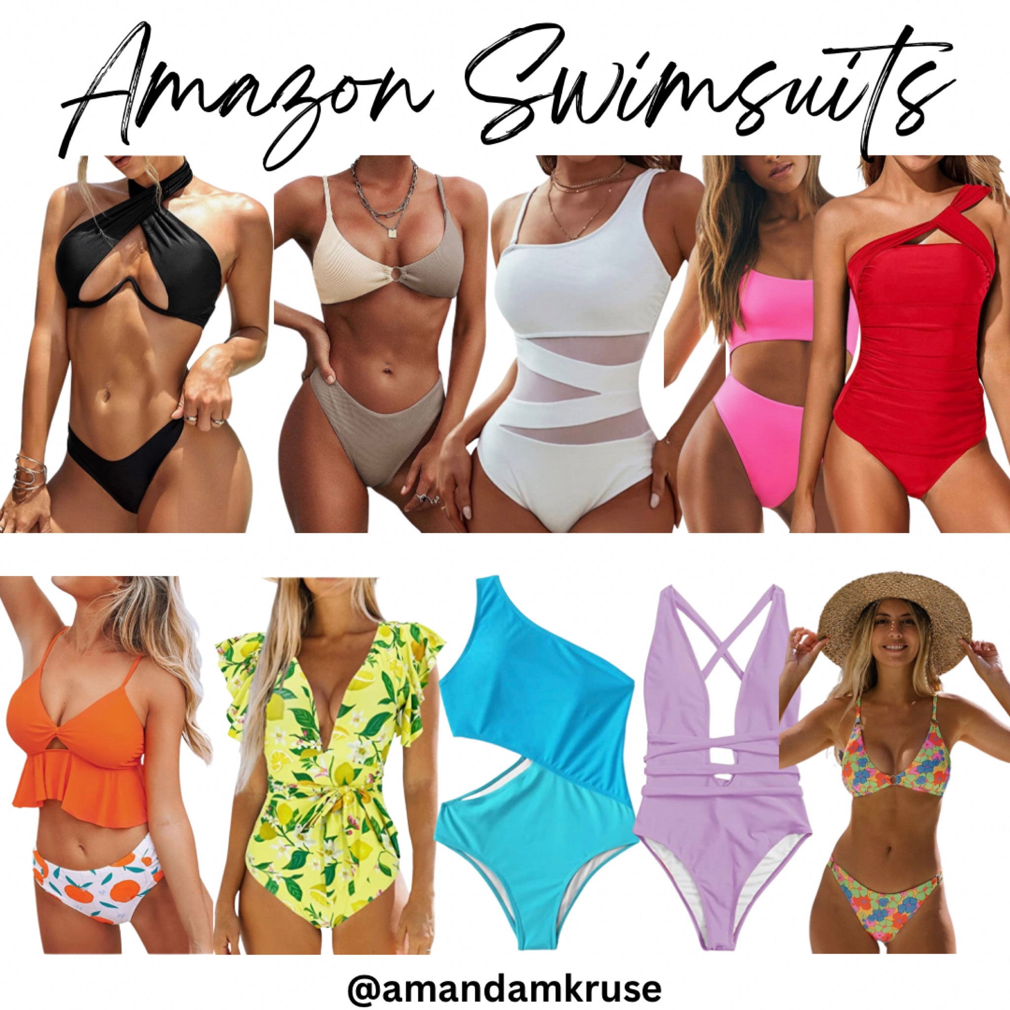 Vacation outfits.
Resort wear.
Amazon swimsuits.
Amazon fashion.
Amazon find.
One piece swimsuit.
Cutout swimsuit.
Mesh swimsuit
Ruffle swimsuit.
One shoulder swimsuit.

#LTKFind #LTKswim #LTKunder50