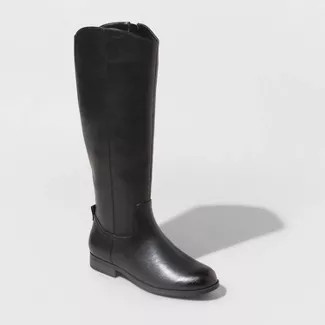 Women's Brisa Riding Boots - Universal Thread™ Black 8.5 | Target