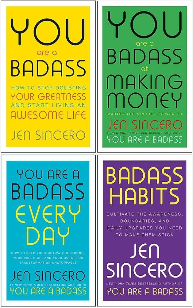 Jen Sincero You Are a Badass 4-Book Self-Help Collection – You Are a Badass, You Are a Badass a... | Amazon (US)