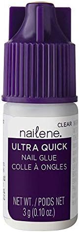 Nailene Ultra Quick Nail Glue, 0.10 oz – Durable, Easy to Apply False Nail Glue – Repairs Nat... | Amazon (US)