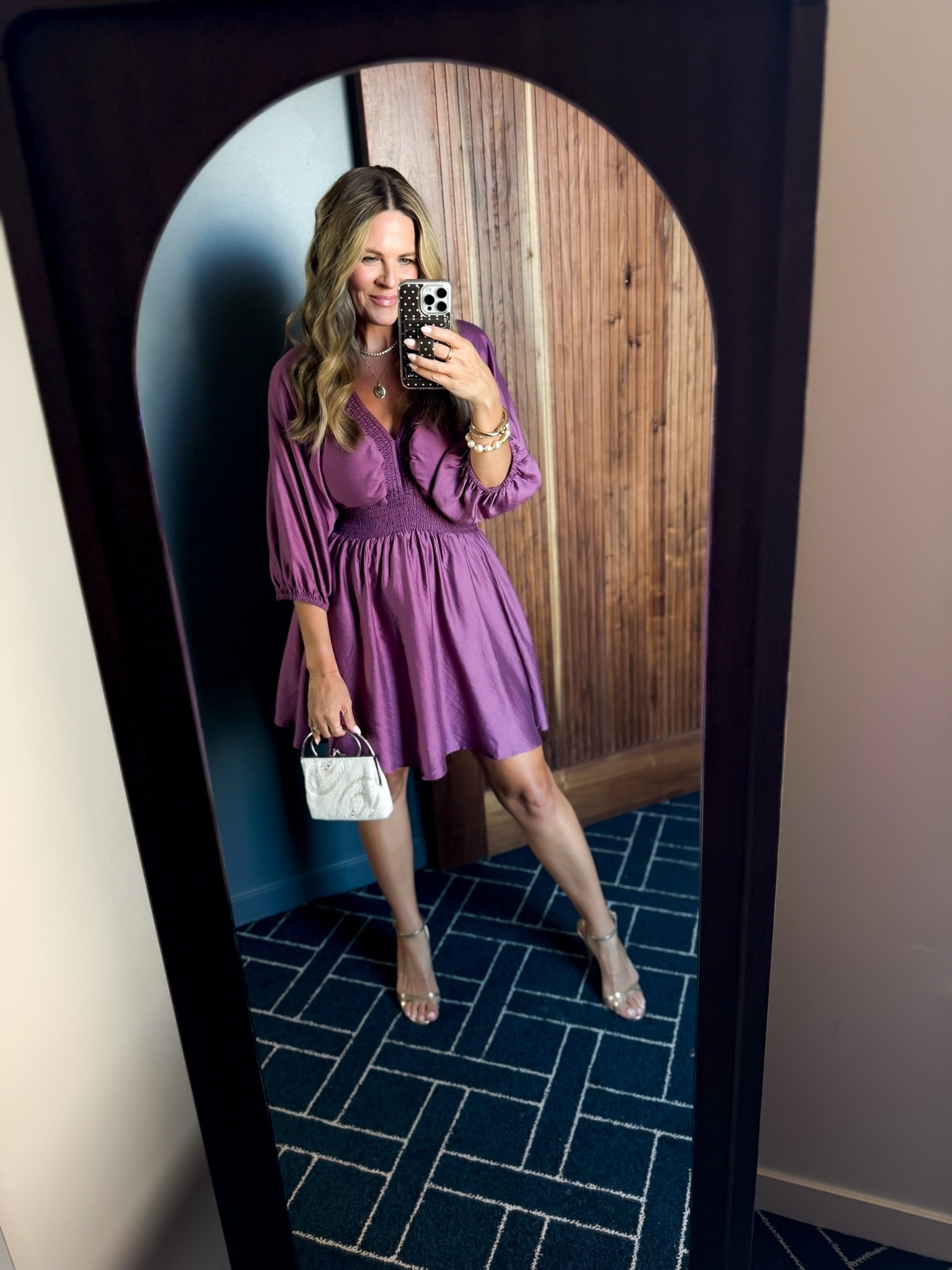 (Pre) LTK Con dinner party fit with The Creator Society. This Walmart dress is on clearance and it’s a steal at $13 something. I’m in a small and fits true to size. Bag is vintage (my grandmother’s). Shoes aren’t super comfy but I’ll tag them. I’m also not used to wearing heels! Necklaces @electricpicks

#LTKCon #LTKOver40 #LTKootd