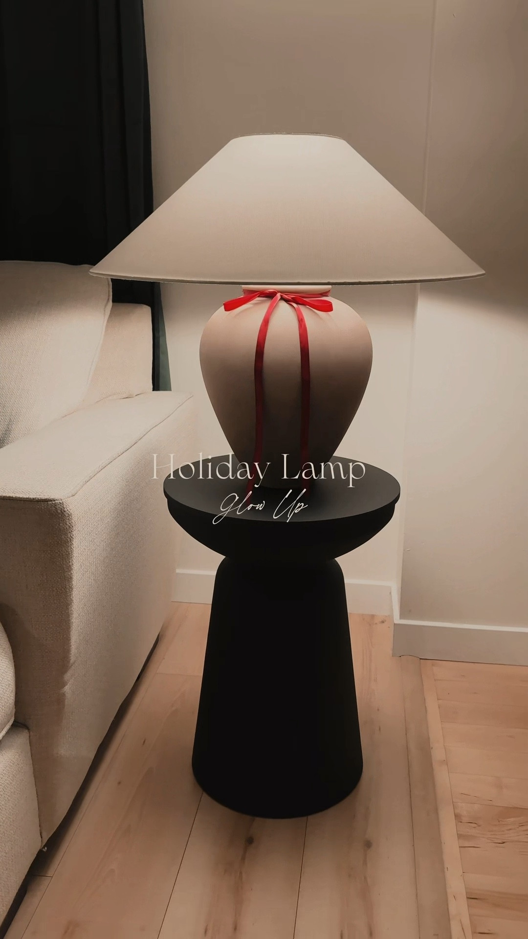 Easiest way to dress up your lamps for the holidays ✨♥️

#LTKSeasonal #LTKHoliday #LTKHome