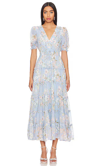 Farrah Dress in Amalfi Sky | Revolve Clothing (Global)