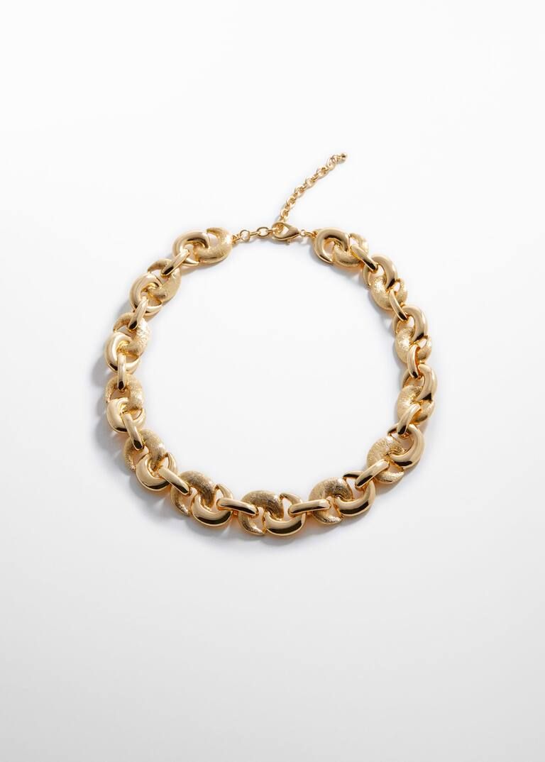 Interwoven hoops necklace | MANGO (UK)