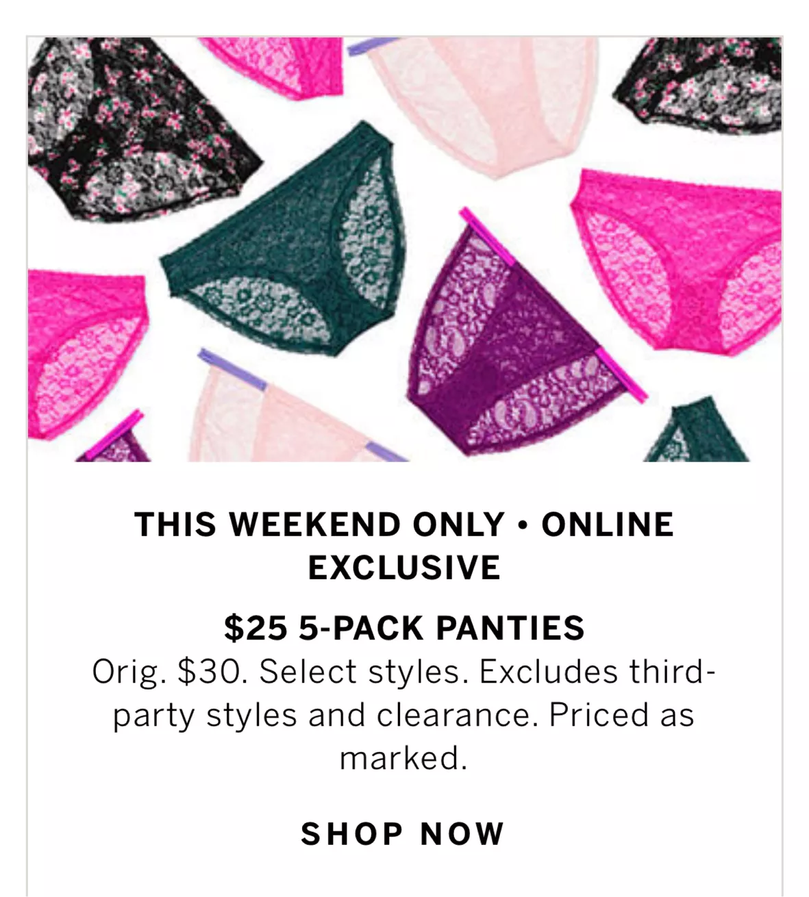 5-Pack Lace-Trim Bikini Panties - … curated on LTK