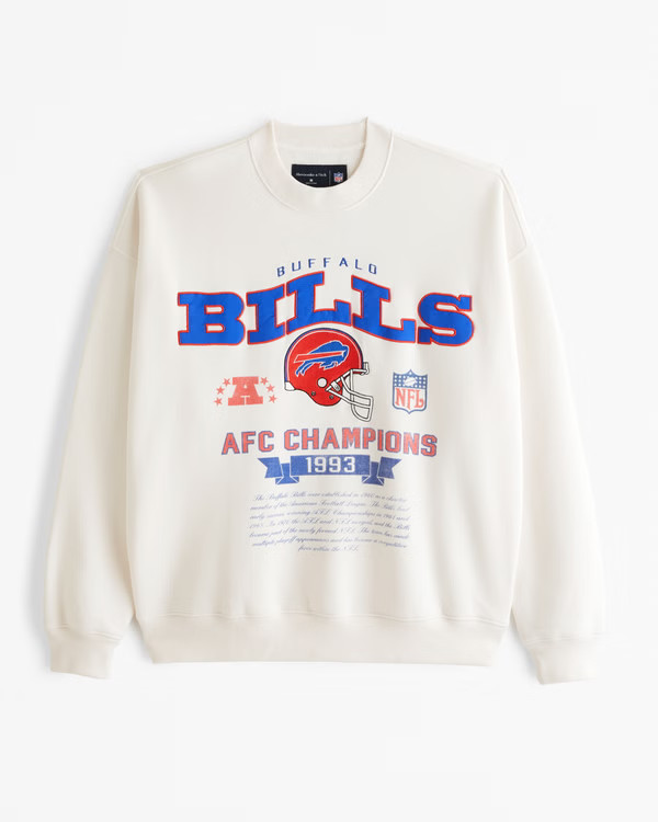 NFL Buffalo Bills Graphic Crew Sweatshirt | NFL NFL | Abercrombie.com | Abercrombie & Fitch (US)
