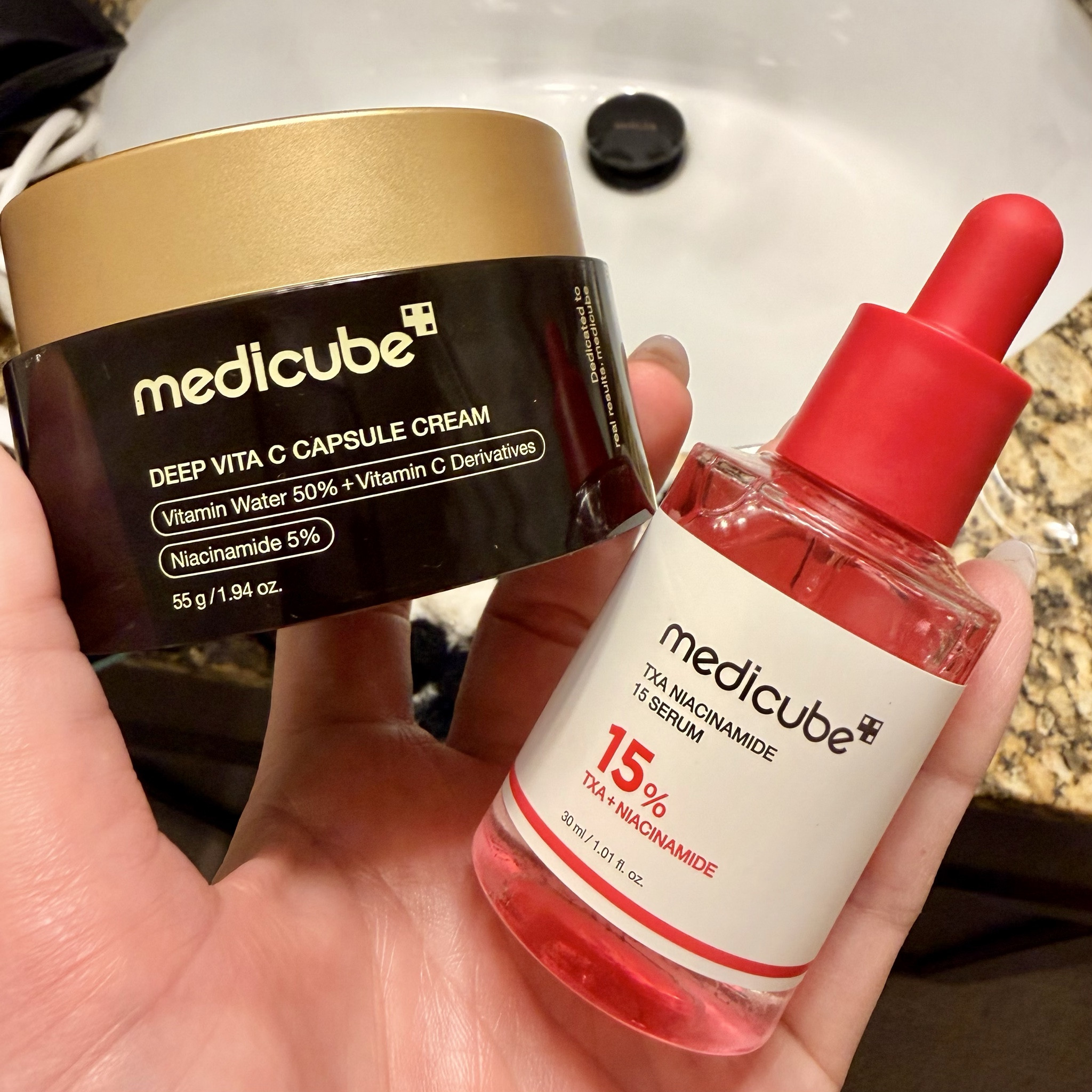 ☀️ AM moisturizing routine 👌🏽👏🏽👏🏽 Loving everything medicube & what it has done for my skin! Night routine also linked 🌚

#LTKselfcare #LTKmorningroutine #LTKgrwm