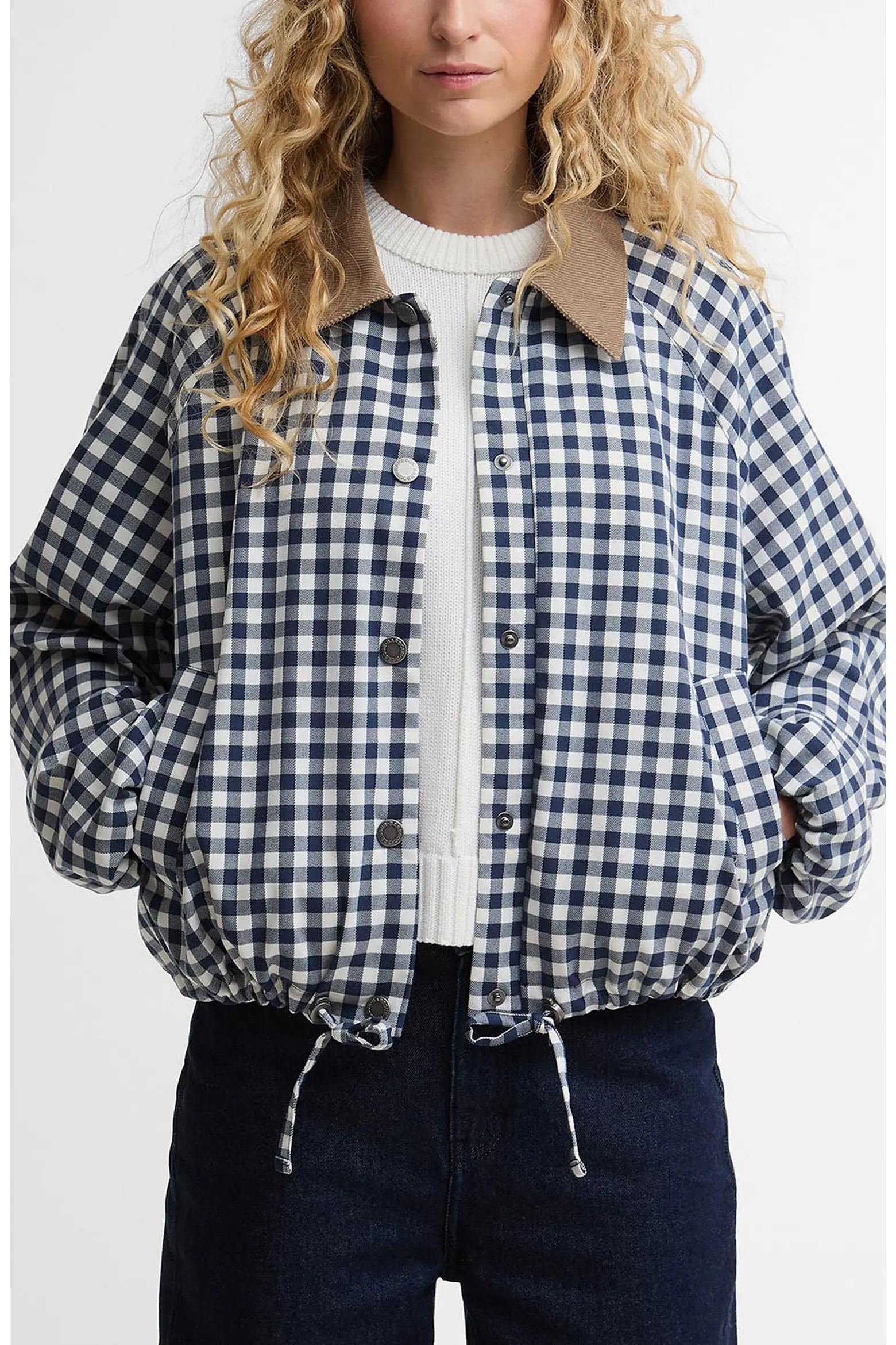 Barbour Ovingham Check Print Jacket (Women) | Nordstrom | Nordstrom