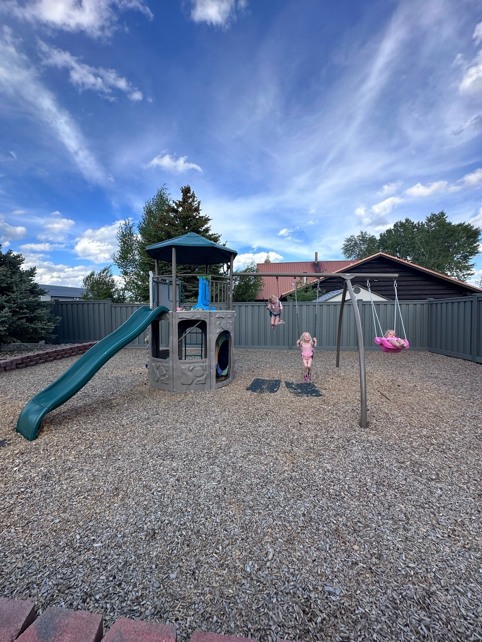 3 years later and this is STILL one of our best backyard purchases. We’ve had our Lifetime Adventure Tower Playset for 3 years and it continues to be used almost every single day. My kids are now 7, 5, and 2 and they all still find ways to play on it — from swinging and sliding to climbing and imaginative adventures. 
If you’re looking for a backyard playset that grows with your kids, encourages screen-free outdoor play, and actually gets used year after year… this has been 100% worth it for our family!
Linking our Lifetime playset + favorite summer backyard essentials 

Lifetime Adventure Tower Playset
backyard playset review
best swing set for kids
outdoor toys for kids
backyard playground ideas
summer backyard must haves
screen free summer activities
kids outdoor toys
toddler outdoor play
big kid outdoor toys
family backyard ideas
outdoor play equipment
summer activities for kids
mom approved finds
things worth buying for kids

#LTKKids #LTKBaby #LTKmomlife