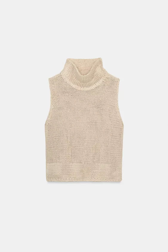 THICK KNIT TOP | Zara UK