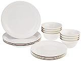 Lenox Profile 16-Piece Dinnerware Set, 18.35 LB, White | Amazon (US)