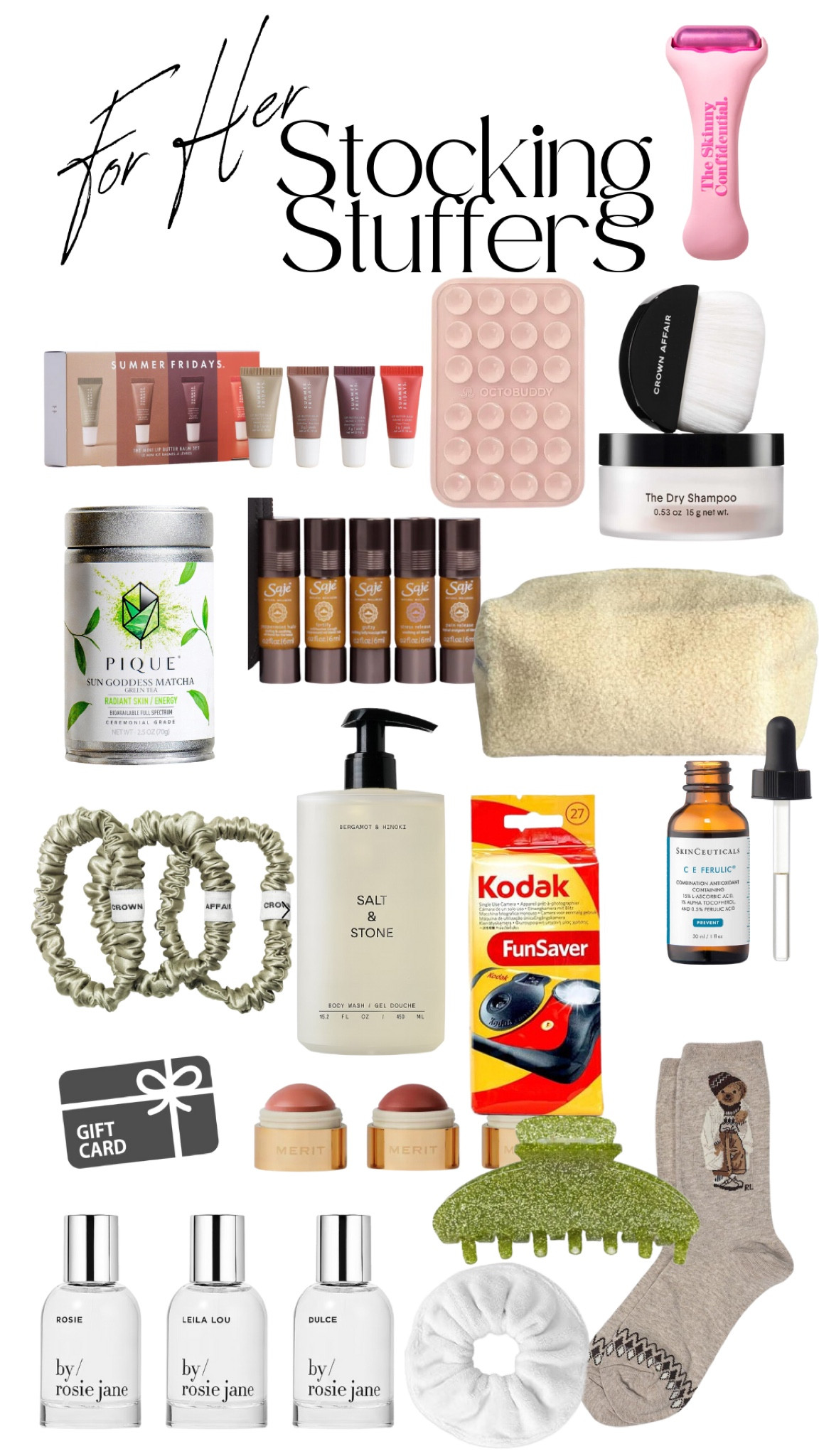 STOCKING STUFFERS FOR HER !! 
items she is sure to love and actually use

#LTKHoliday #LTKSeasonal #LTKGiftGuide