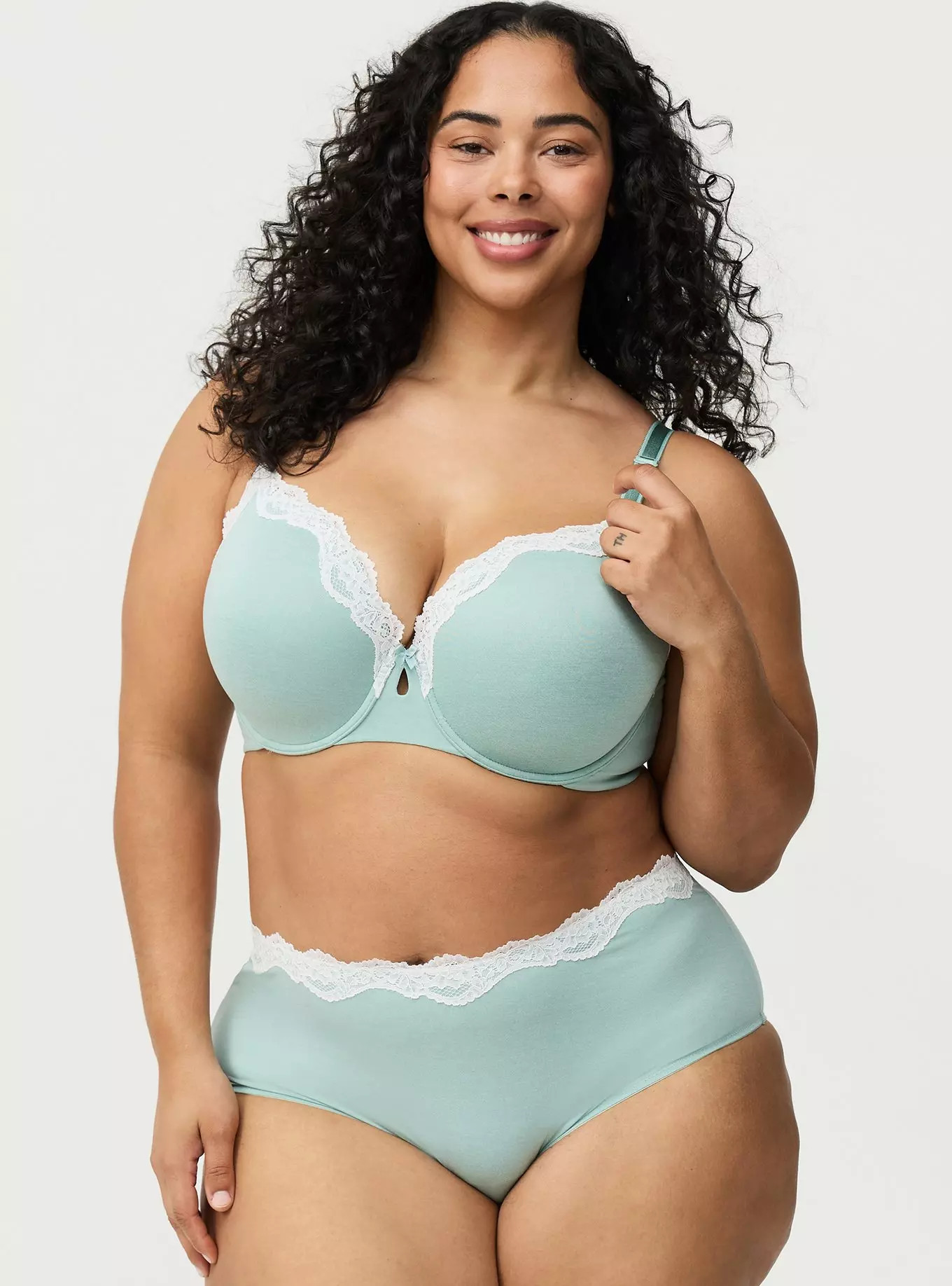 Heather Micro Mid-Rise Cheeky Panty | Torrid (US & Canada)