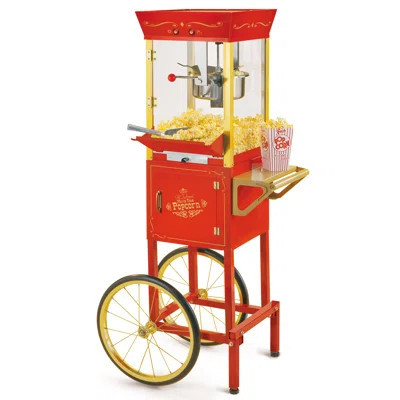 Nostalgia Vintage 8-Ounce Professional Popcorn and Concession Cart, 53 Inches Tall, Makes 32 Cups of Popcorn, Kernel Measuring Cup, Oil Measuring Spoo | Wayfair Professional