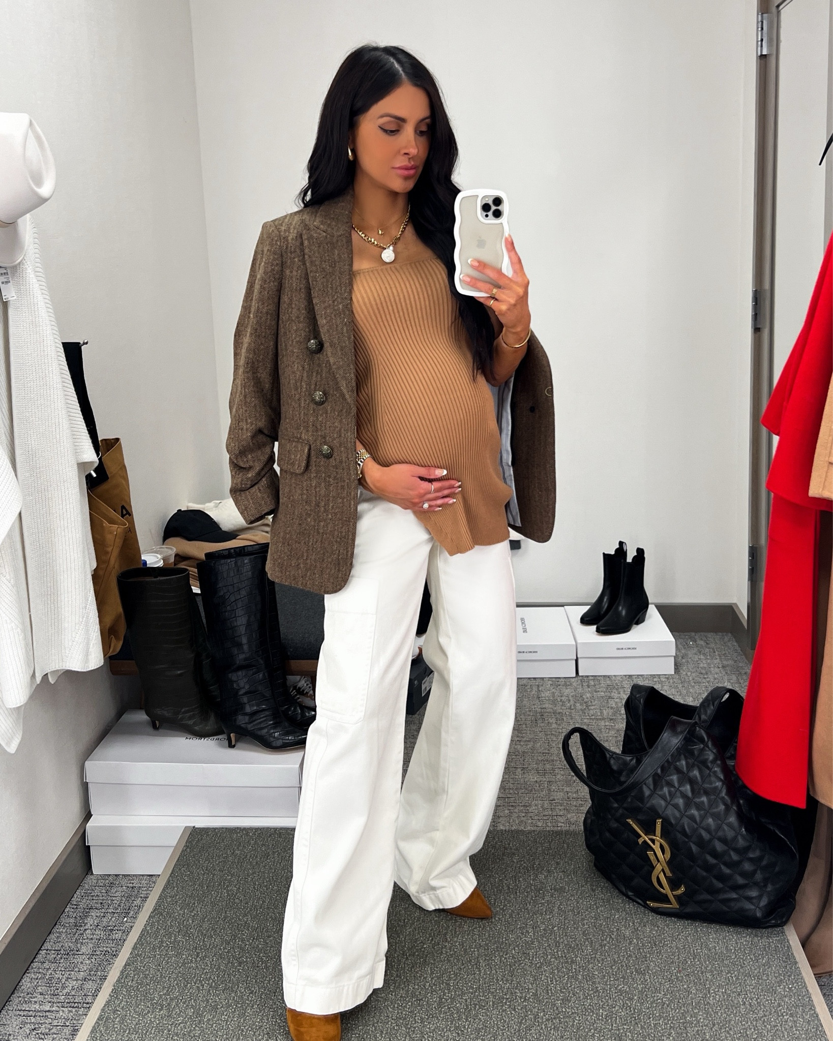 Nordstrom anniversary sale outfit / NSALE style picks
Veronica beard tweed blazer 
Vince cargo pants
Veronica beard tan suede booties 
Topshop ribbed knit top

#LTKStyleTip #LTKxNSale #LTKSummerSales