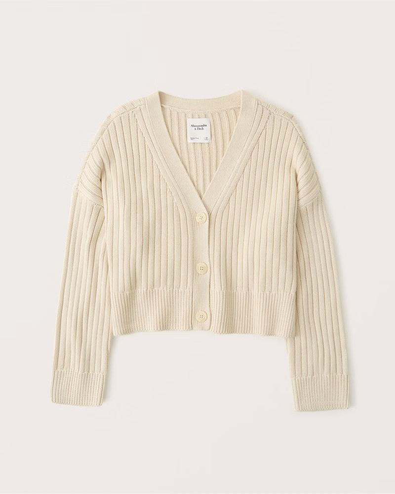 90s Cropped Cardigan | Abercrombie & Fitch (US)