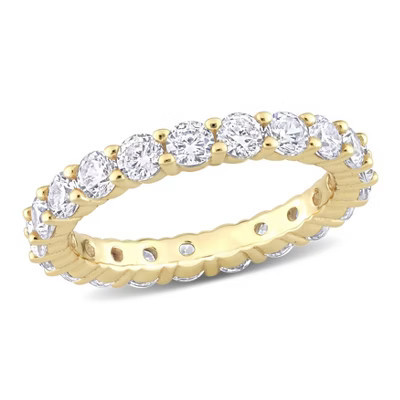 EVERLY JEWELRY | Yellow Plated Sterling Silver 3.6 CT TGW Cubic Zirconia Fashion Ring | Target